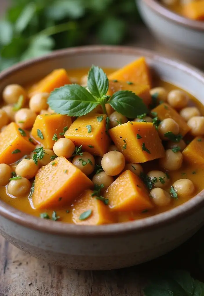 30+ Paleo Butternut Squash Recipes for Cozy Dinners 74 30+ Paleo Butternut Squash Recipes for Cozy Dinners - 14. Butternut Squash and Chickpea Stew