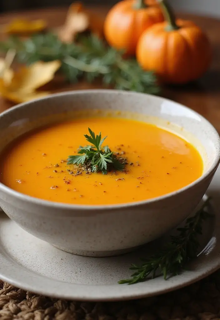 30+ Paleo Butternut Squash Recipes for Cozy Dinners 129 30+ Paleo Butternut Squash Recipes for Cozy Dinners - 23. Butternut Squash and Carrot Soup