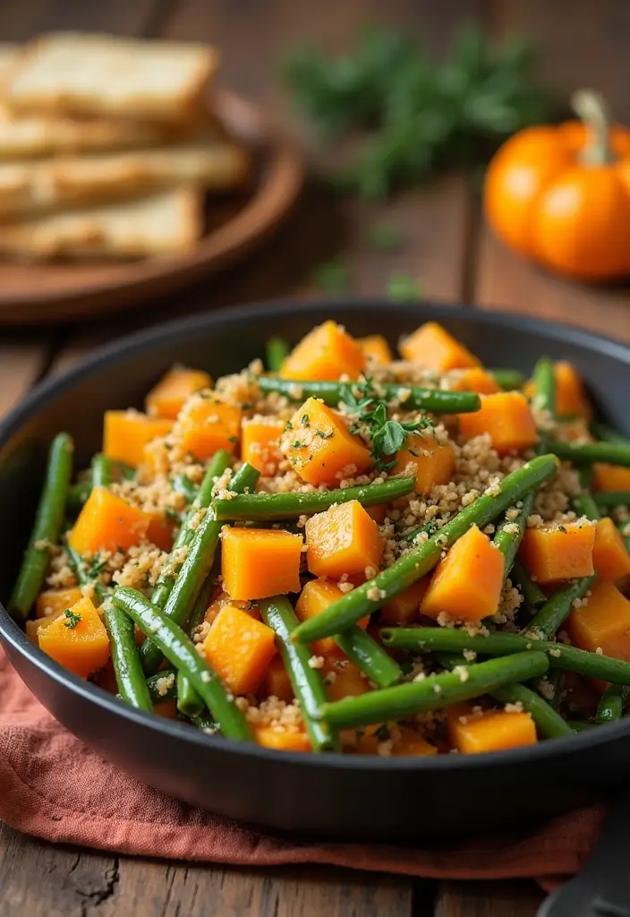 30+ Paleo Butternut Squash Recipes for Cozy Dinners 136 30+ Paleo Butternut Squash Recipes for Cozy Dinners - 24. Butternut Squash and Green Bean Casserole