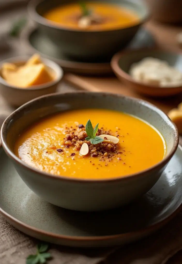 30+ Paleo Butternut Squash Recipes for Cozy Dinners 144 30+ Paleo Butternut Squash Recipes for Cozy Dinners - 26. Butternut Squash and Almond Butter Soup