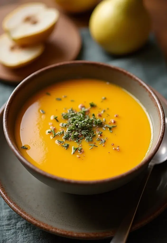 30+ Paleo Butternut Squash Recipes for Cozy Dinners 163 30+ Paleo Butternut Squash Recipes for Cozy Dinners - 29. Butternut Squash and Pear Soup