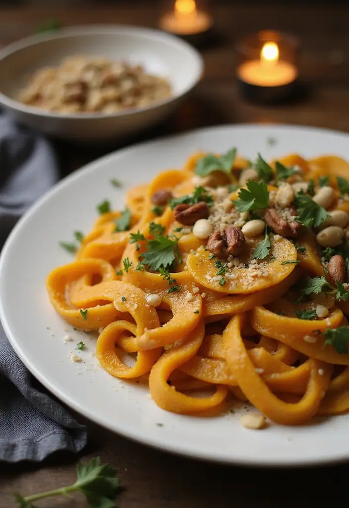 30+ Paleo Butternut Squash Recipes for Cozy Dinners 170 30+ Paleo Butternut Squash Recipes for Cozy Dinners - 30. Butternut Squash Fettuccine