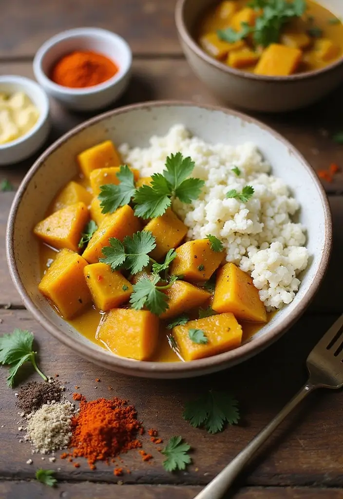 30+ Paleo Butternut Squash Recipes for Cozy Dinners 26 30+ Paleo Butternut Squash Recipes for Cozy Dinners - 6. Butternut Squash and Coconut Curry