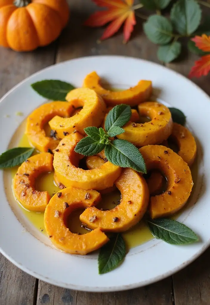 30+ Paleo Butternut Squash Recipes for Cozy Dinners 31 30+ Paleo Butternut Squash Recipes for Cozy Dinners - 7. Roasted Butternut Squash with Sage