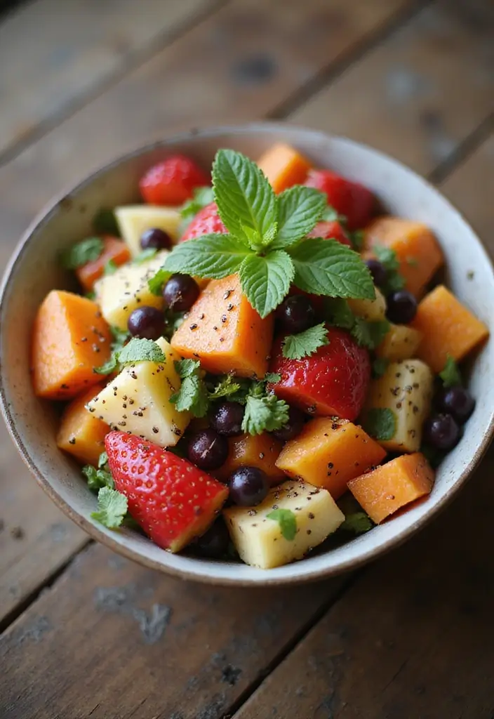 30+ Paleo Chia Seed Recipes for Breakfast and Snacks 116 30+ Paleo Chia Seed Recipes for Breakfast and Snacks - 20. Chia Seed Fruit Salad