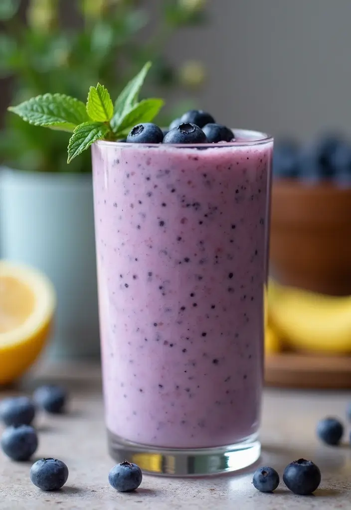 30+ Paleo Chia Seed Recipes for Breakfast and Snacks 128 30+ Paleo Chia Seed Recipes for Breakfast and Snacks - 22. Blueberry Chia Seed Smoothie