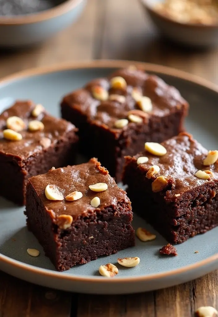 30+ Paleo Chia Seed Recipes for Breakfast and Snacks 182 30+ Paleo Chia Seed Recipes for Breakfast and Snacks - 30. Chia Seed Brownies