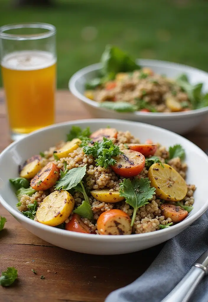 30+ Paleo Comfort Food Recipes for Every Craving 115 30+ Paleo Comfort Food Recipes for Every Craving - 19. Grilled Veggie and Quinoa Salad