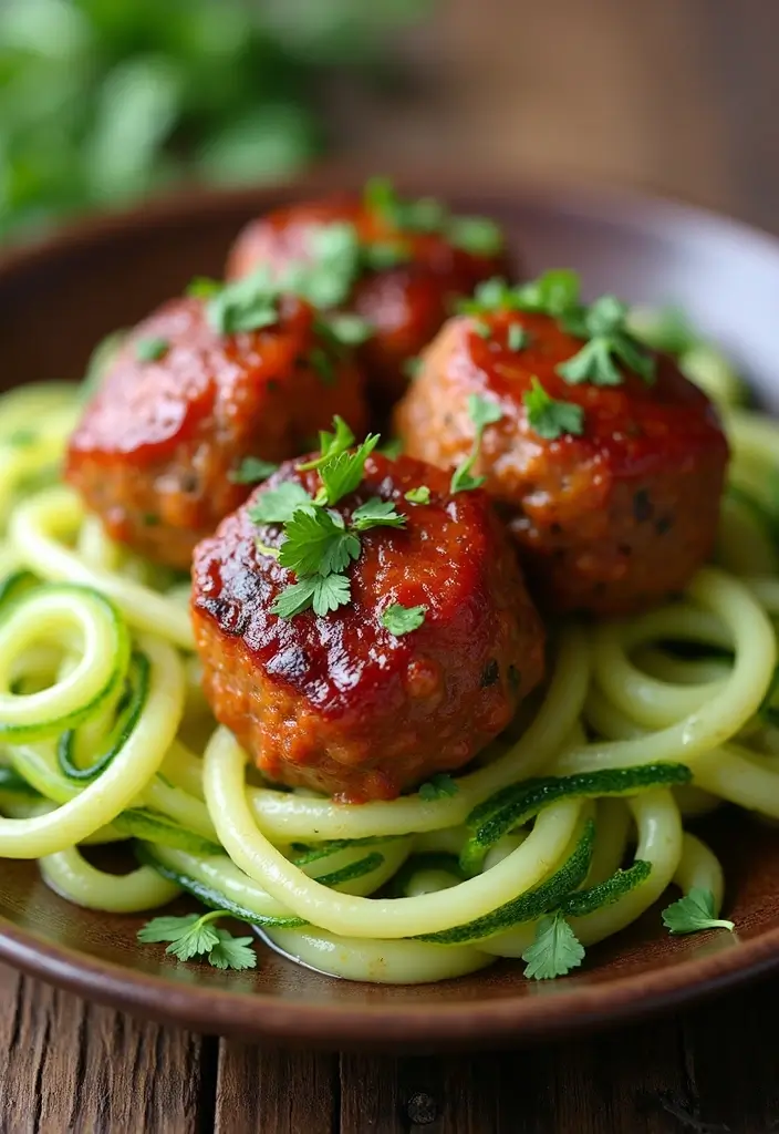 30+ Paleo Comfort Food Recipes for Every Craving 13 30+ Paleo Comfort Food Recipes for Every Craving - 3. Savory Meatballs with Zucchini Noodles