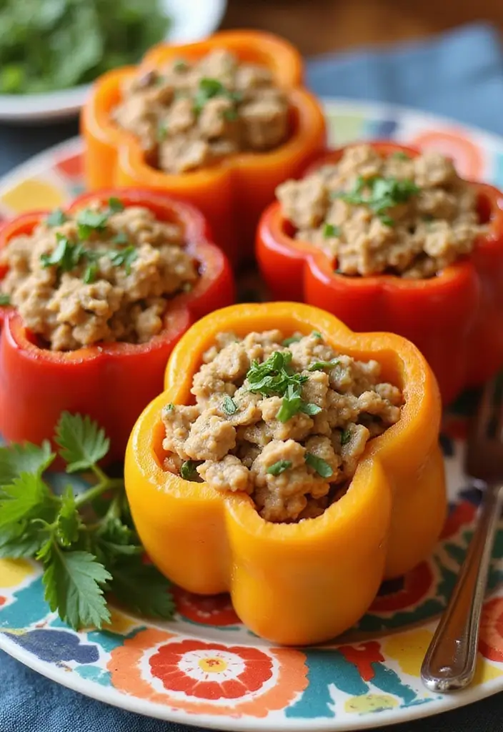 30+ Paleo Diet Dinner Recipes for Every Night of the Week 46 30+ Paleo Diet Dinner Recipes for Every Night of the Week - 10. Stuffed Bell Peppers with Ground Turkey