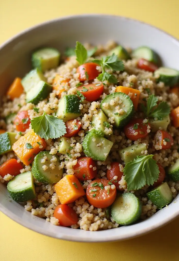30+ Paleo Diet Dinner Recipes for Every Night of the Week 88 30+ Paleo Diet Dinner Recipes for Every Night of the Week - 18. Veggie-Packed Quinoa Salad