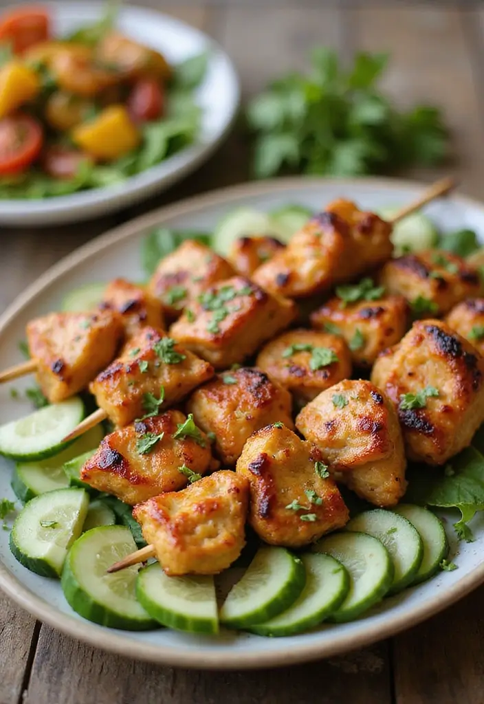 30+ Paleo Diet Dinner Recipes for Every Night of the Week 98 30+ Paleo Diet Dinner Recipes for Every Night of the Week - 20. Mediterranean Chicken Skewers
