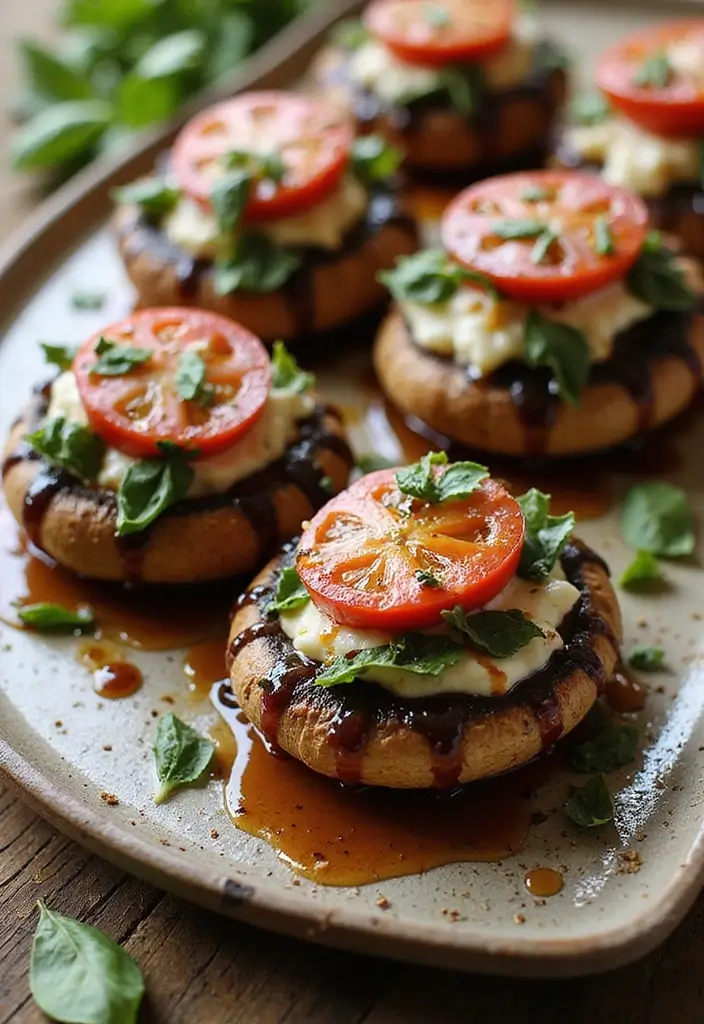 30+ Paleo Diet Dinner Recipes for Every Night of the Week 31 30+ Paleo Diet Dinner Recipes for Every Night of the Week - 7. Caprese Stuffed Portobello Mushrooms