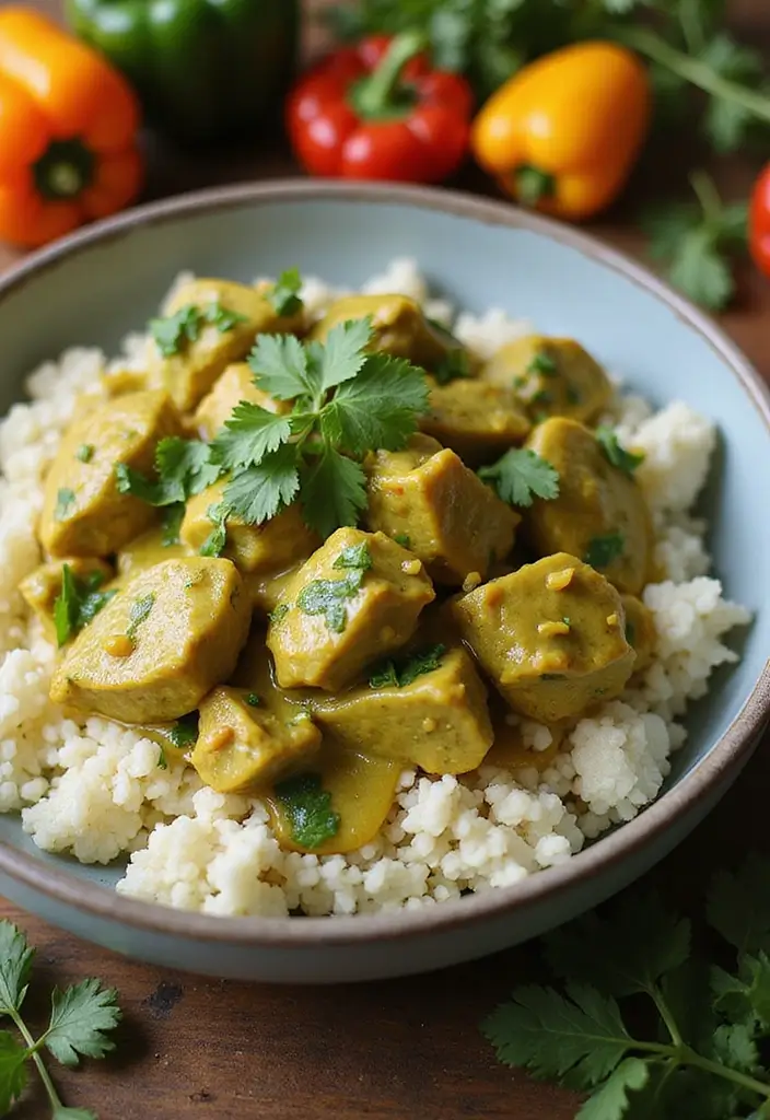 30+ Paleo Gluten Free Crockpot Recipes for Effortless Meals - 13. Green Curry Chicken