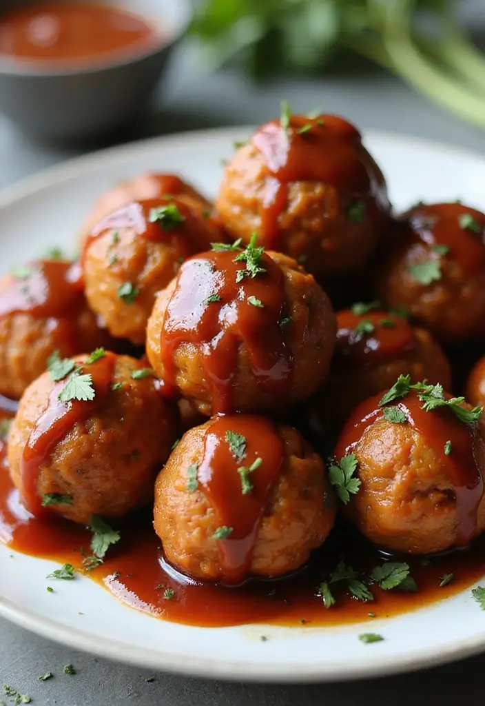 30+ Paleo Gluten Free Crockpot Recipes for Effortless Meals - 16. Sweet and Spicy Meatballs