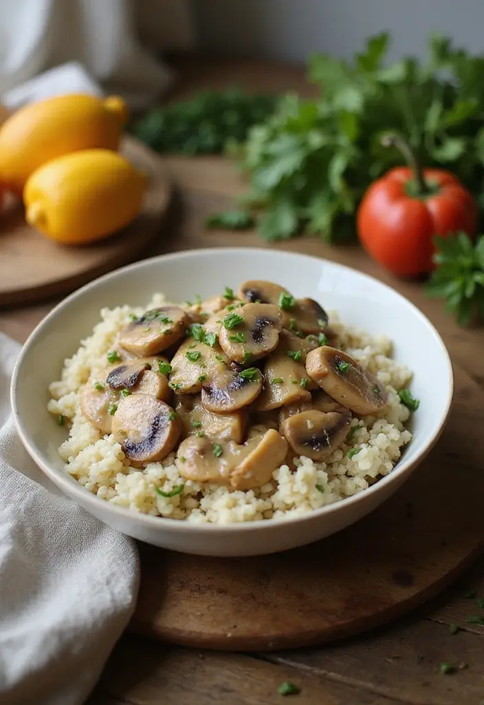 30+ Paleo Gluten Free Crockpot Recipes for Effortless Meals - 17. Creamy Mushroom Chicken
