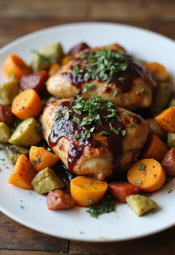 30+ Paleo Gluten Free Crockpot Recipes for Effortless Meals - 19. Balsamic Glazed Chicken