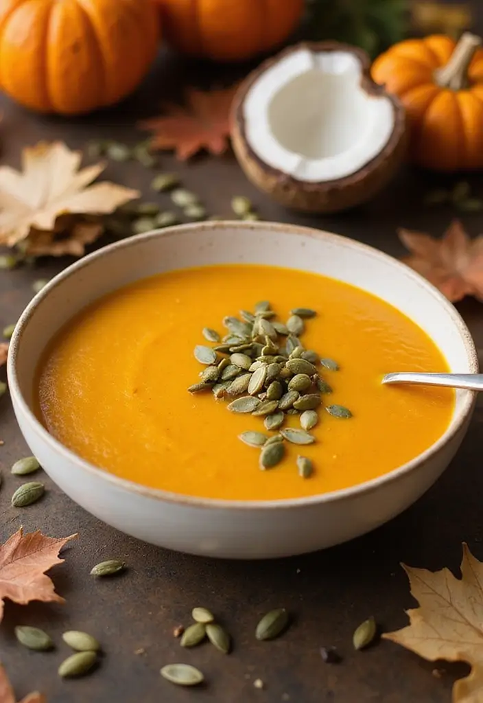 30+ Paleo Gluten Free Crockpot Recipes for Effortless Meals - 21. Pumpkin Coconut Soup