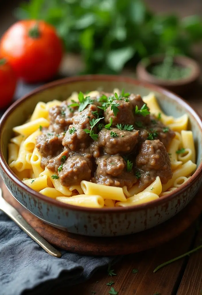 30+ Paleo Gluten Free Crockpot Recipes for Effortless Meals - 28. Beef Stroganoff