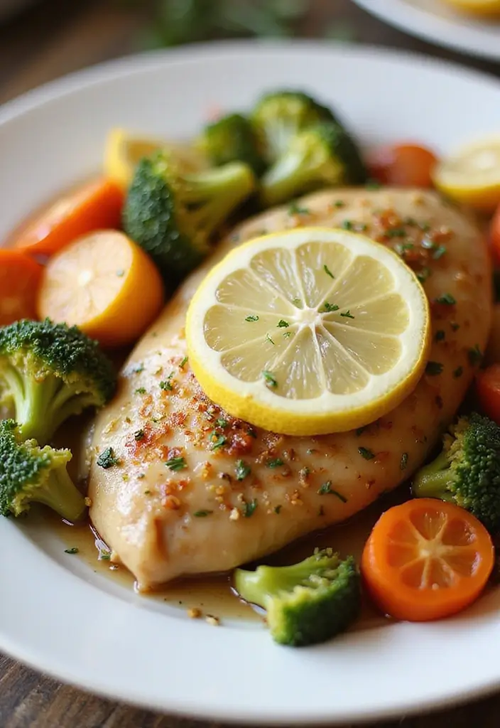 30+ Paleo Gluten Free Crockpot Recipes for Effortless Meals - 4. Zesty Lemon Garlic Chicken