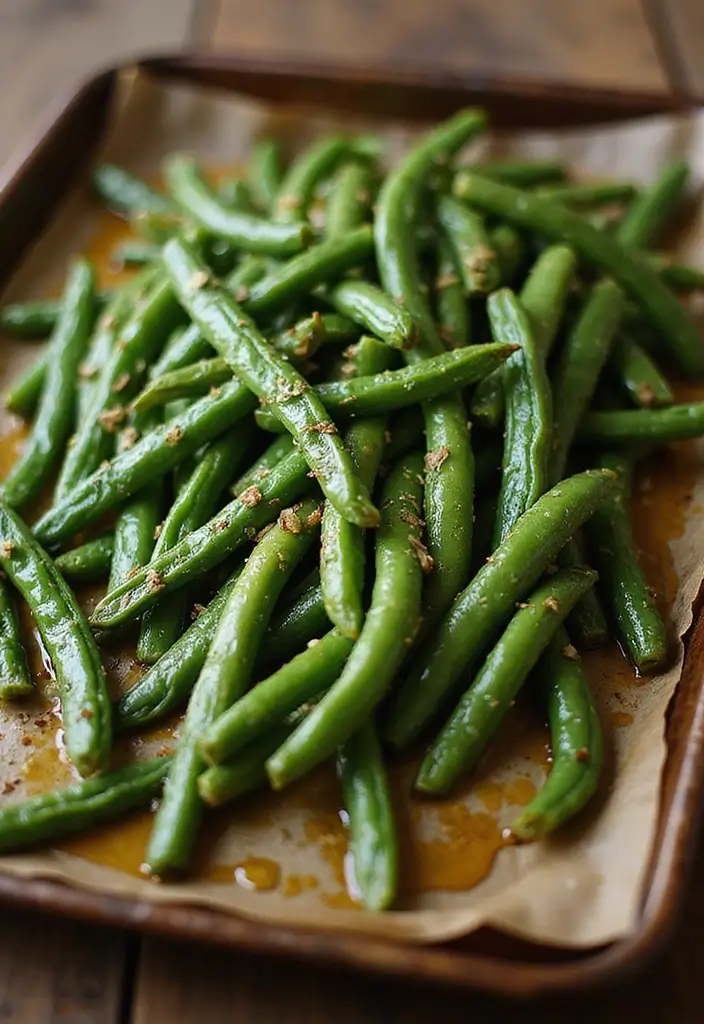 30+ Paleo Green Bean Recipes for Fresh and Healthy Sides 8 30+ Paleo Green Bean Recipes for Fresh and Healthy Sides - 2. Crispy Roasted Green Beans