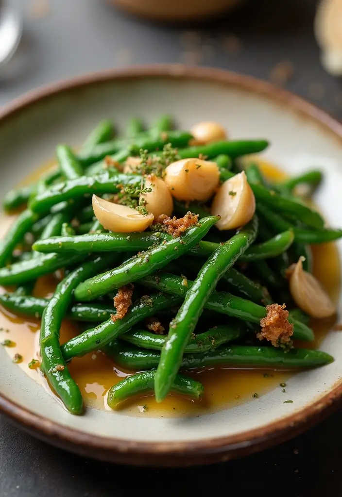 30+ Paleo Green Bean Recipes for Fresh and Healthy Sides 148 30+ Paleo Green Bean Recipes for Fresh and Healthy Sides - 28. Green Beans with Roasted Garlic