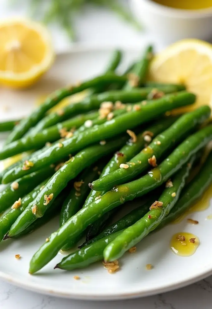30+ Paleo Green Bean Recipes for Fresh and Healthy Sides 32 30+ Paleo Green Bean Recipes for Fresh and Healthy Sides - 6. Lemon Garlic Green Beans