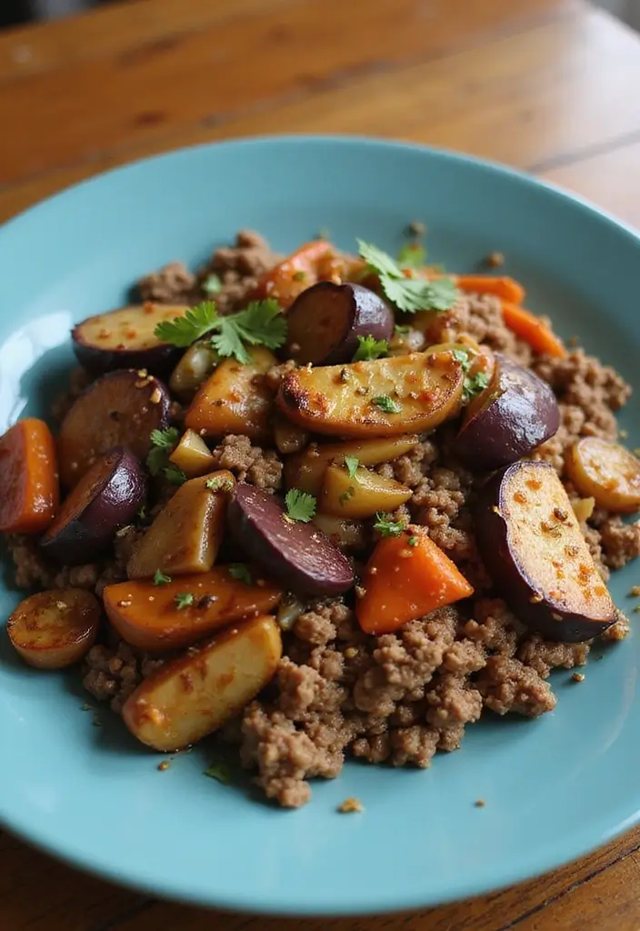 30+ Paleo Ground Beef Recipes for Simple Healthy Meals 86 30+ Paleo Ground Beef Recipes for Simple Healthy Meals - 16. Beef and Eggplant Stir-Fry