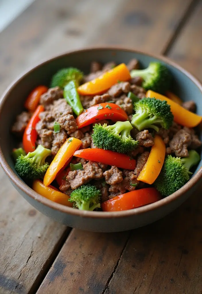 30+ Paleo Ground Beef Recipes for Simple Healthy Meals 6 30+ Paleo Ground Beef Recipes for Simple Healthy Meals - 2. Easy Beef and Veggie Stir-Fry