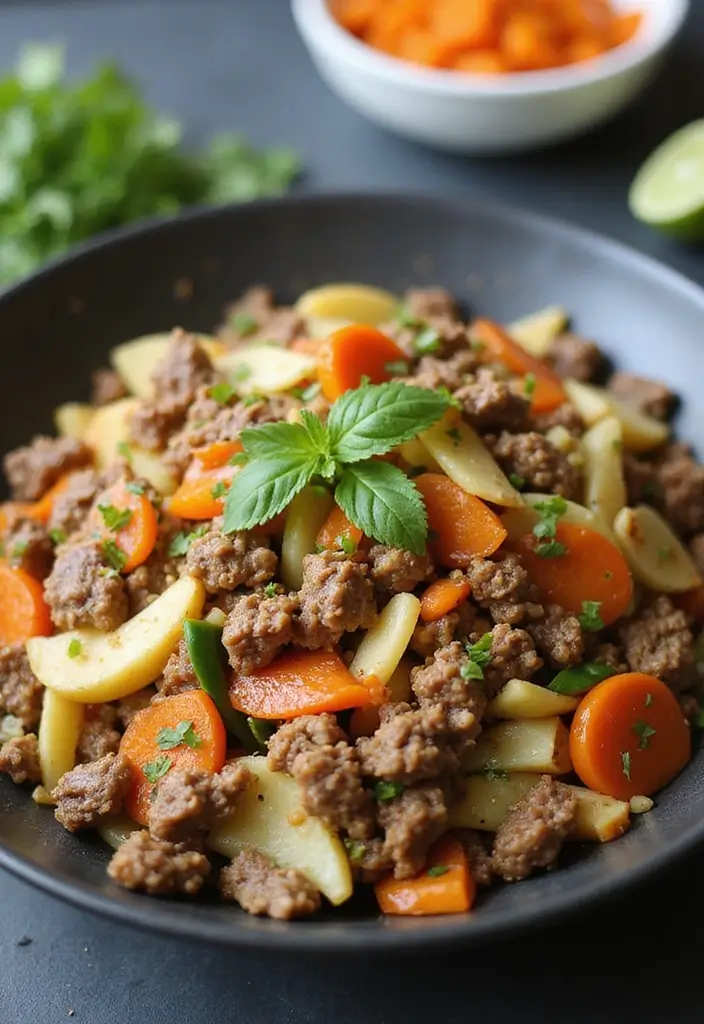 30+ Paleo Ground Beef Recipes for Simple Healthy Meals 110 30+ Paleo Ground Beef Recipes for Simple Healthy Meals - 20. Ground Beef and Cabbage Stir-Fry