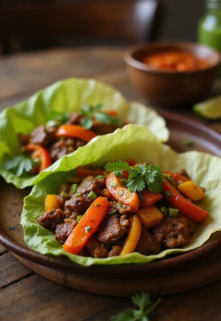 30+ Paleo Ground Beef Recipes for Simple Healthy Meals 124 30+ Paleo Ground Beef Recipes for Simple Healthy Meals - 22. Beef and Peppers Fajitas