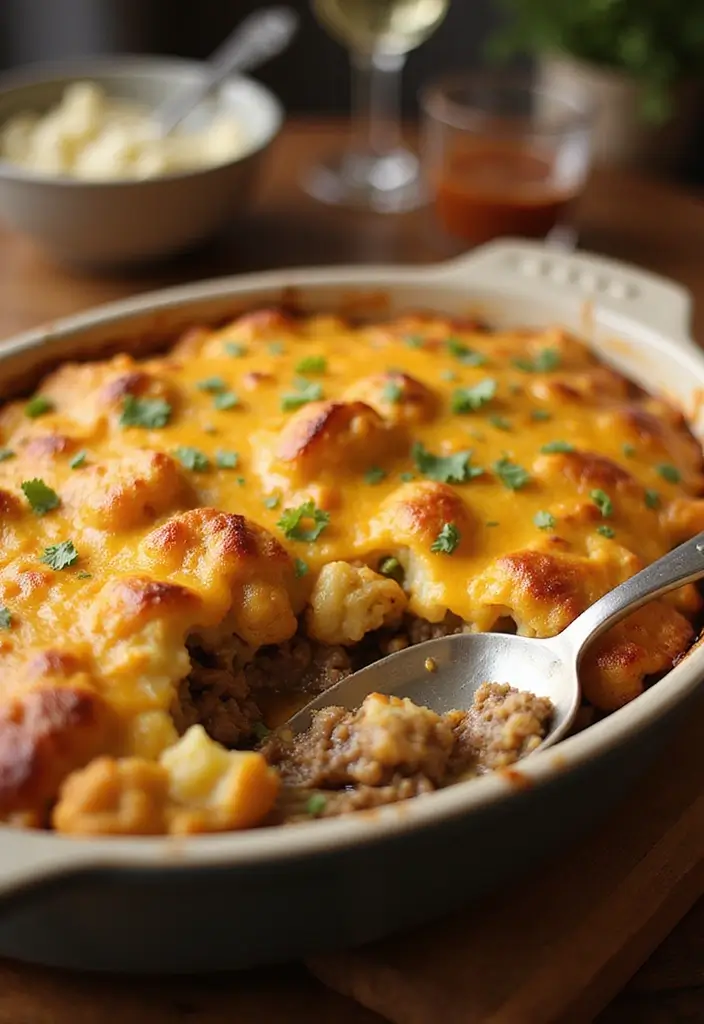30+ Paleo Ground Beef Recipes for Simple Healthy Meals 40 30+ Paleo Ground Beef Recipes for Simple Healthy Meals - 8. Cheesy Beef and Cauliflower Bake
