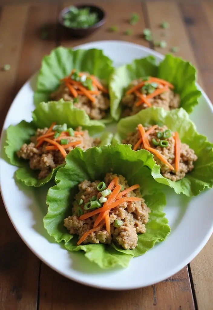 30+ Paleo Ground Turkey Recipes for High Protein Meals - 2. Savory Ground Turkey Lettuce Wraps