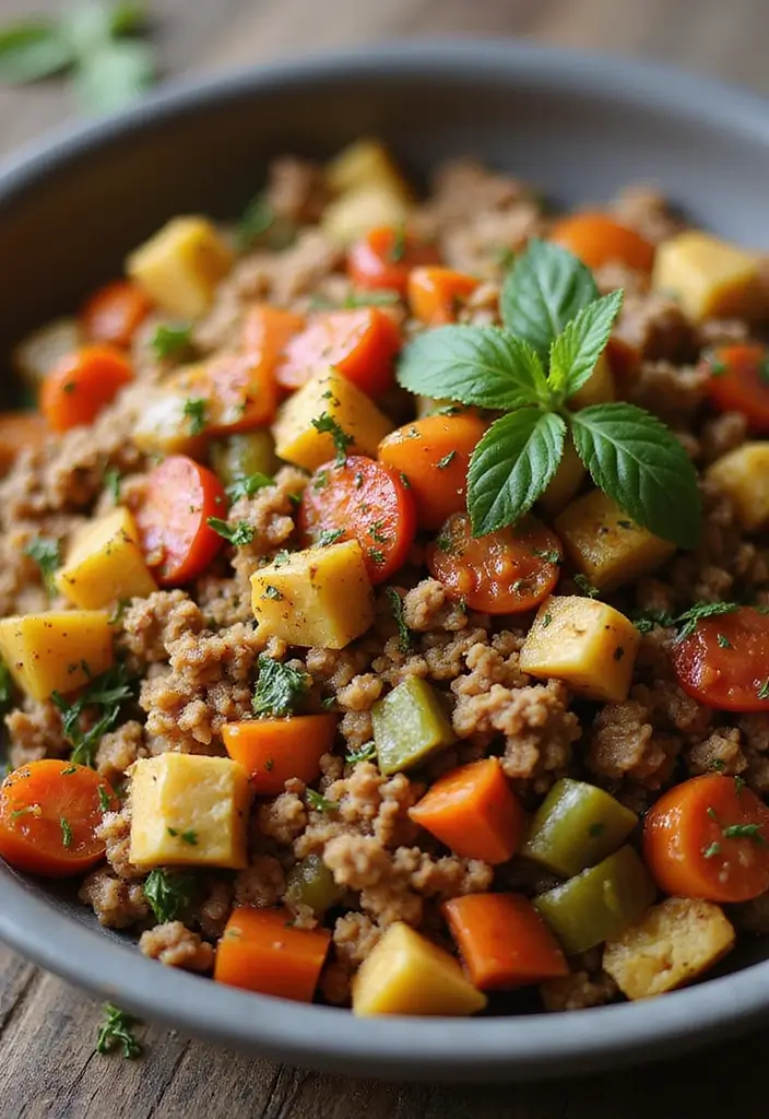 30+ Paleo Ground Turkey Recipes for High Protein Meals - 25. Ground Turkey Ratatouille