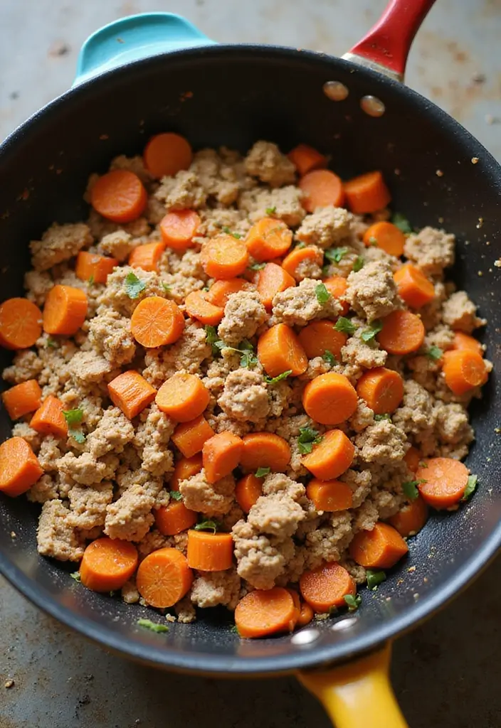 30+ Paleo Ground Turkey Recipes for High Protein Meals - 27. Ground Turkey and Carrot Stir-Fry