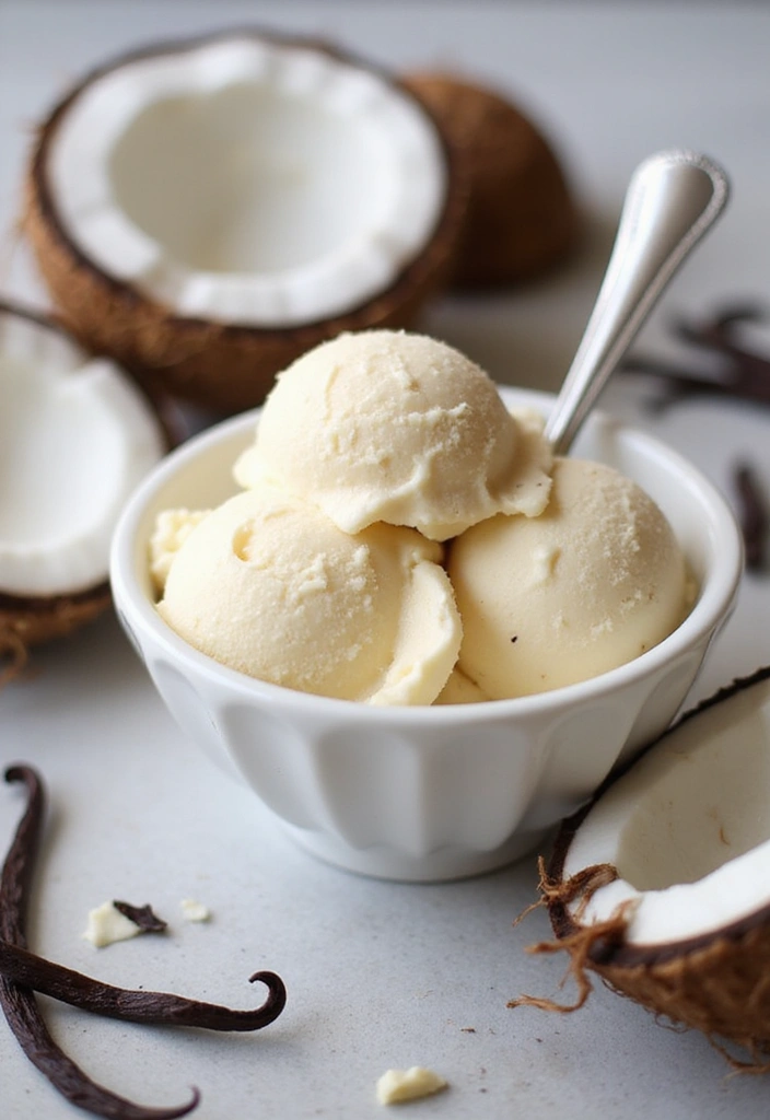 30+ Paleo Ice Cream Recipes That Are Dairy Free and Delicious 1 30+ Paleo Ice Cream Recipes That Are Dairy Free and Delicious - 1. Creamy Coconut Vanilla Ice Cream