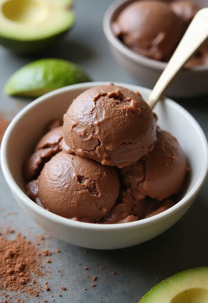 30+ Paleo Ice Cream Recipes That Are Dairy Free and Delicious 14 30+ Paleo Ice Cream Recipes That Are Dairy Free and Delicious - 4. Chocolate Avocado Ice Cream