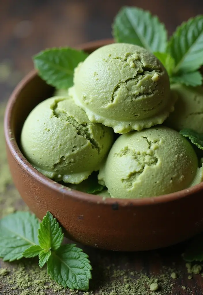 30+ Paleo Ice Cream Recipes That Are Dairy Free and Delicious 26 30+ Paleo Ice Cream Recipes That Are Dairy Free and Delicious - 6. Matcha Green Tea Ice Cream