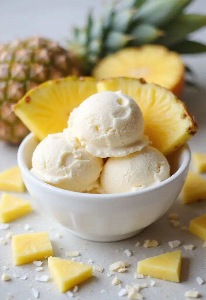 30+ Paleo Ice Cream Recipes That Are Dairy Free and Delicious 34 30+ Paleo Ice Cream Recipes That Are Dairy Free and Delicious - 8. Pineapple Coconut Ice Cream