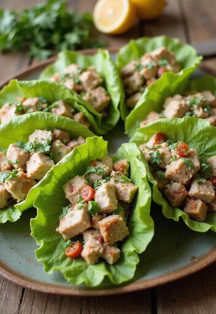 30+ Paleo Low FODMAP Recipes for Sensitive Digestion 60 30+ Paleo Low FODMAP Recipes for Sensitive Digestion - 12. Turkey Lettuce Wraps