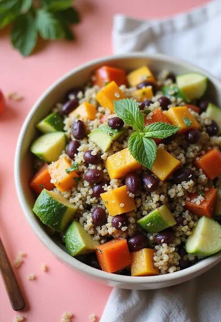 30+ Paleo Low FODMAP Recipes for Sensitive Digestion 72 30+ Paleo Low FODMAP Recipes for Sensitive Digestion - 14. Quinoa and Black Bean Salad