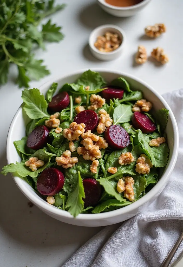 30+ Paleo Low FODMAP Recipes for Sensitive Digestion 124 30+ Paleo Low FODMAP Recipes for Sensitive Digestion - 22. Beet and Arugula Salad