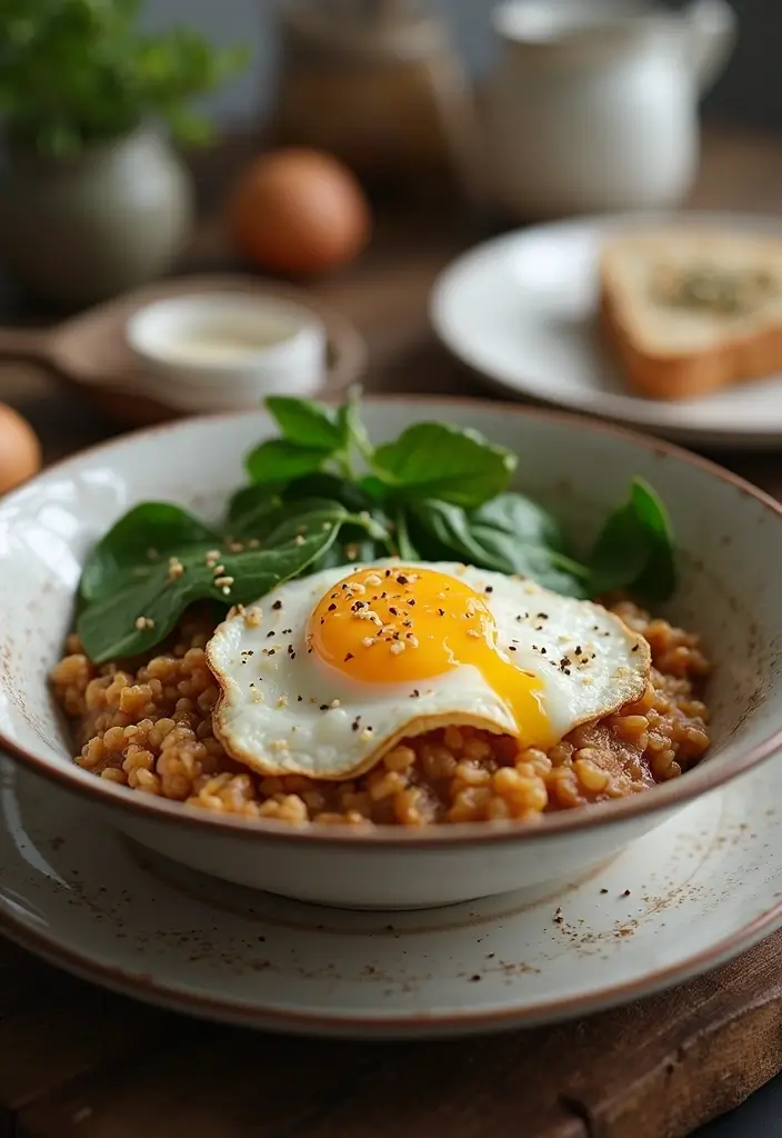 30+ Paleo Low FODMAP Recipes for Sensitive Digestion 146 30+ Paleo Low FODMAP Recipes for Sensitive Digestion - 26. Savory Oatmeal with Spinach and Egg