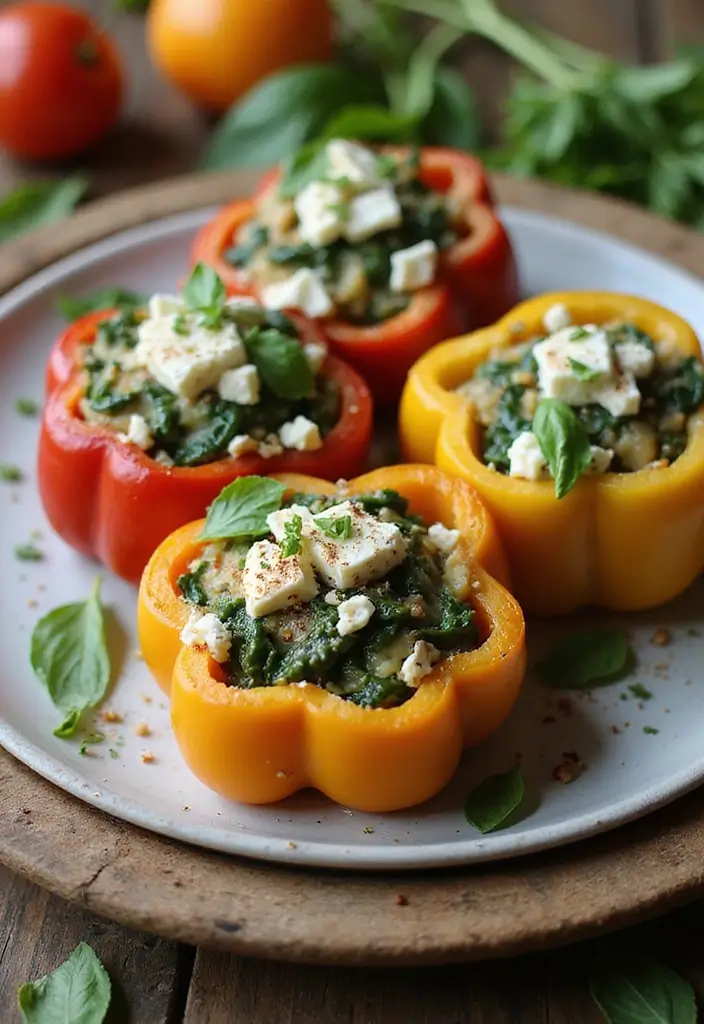 30+ Paleo Nut Free Recipes That Are Allergy Safe and Tasty 100 30+ Paleo Nut Free Recipes That Are Allergy Safe and Tasty - 18. Spinach and Feta Stuffed Peppers