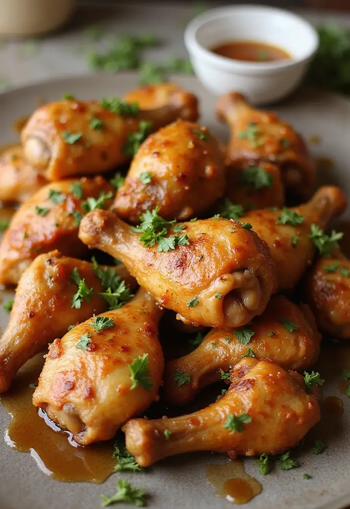 30+ Paleo Nut Free Recipes That Are Allergy Safe and Tasty 140 30+ Paleo Nut Free Recipes That Are Allergy Safe and Tasty - 24. Honey Garlic Chicken Drumsticks