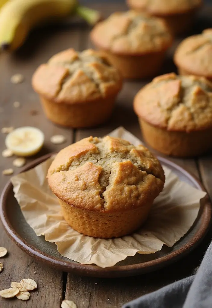 30+ Paleo Nut Free Recipes That Are Allergy Safe and Tasty 38 30+ Paleo Nut Free Recipes That Are Allergy Safe and Tasty - 8. Banana Oatmeal Muffins