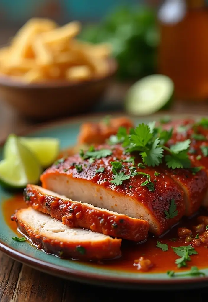 30+ Paleo Pork Loin Recipes That Are Juicy and Flavorful 76 30+ Paleo Pork Loin Recipes That Are Juicy and Flavorful - 14. Spicy Adobo Pork Loin