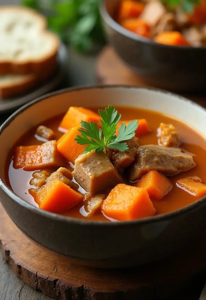 30+ Paleo Pork Loin Recipes That Are Juicy and Flavorful 139 30+ Paleo Pork Loin Recipes That Are Juicy and Flavorful - 25. Sweet Potato and Pork Loin Stew