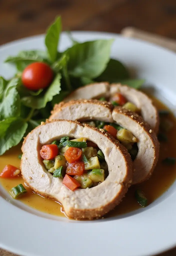 30+ Paleo Pork Loin Recipes That Are Juicy and Flavorful 158 30+ Paleo Pork Loin Recipes That Are Juicy and Flavorful - 28. Mediterranean Stuffed Pork Loin