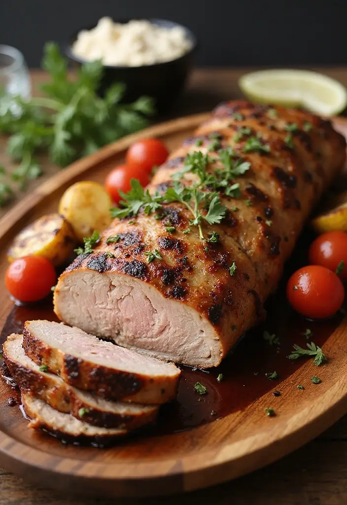 30+ Paleo Pork Loin Recipes That Are Juicy and Flavorful 172 30+ Paleo Pork Loin Recipes That Are Juicy and Flavorful - 30. Mediterranean Grilled Pork Loin